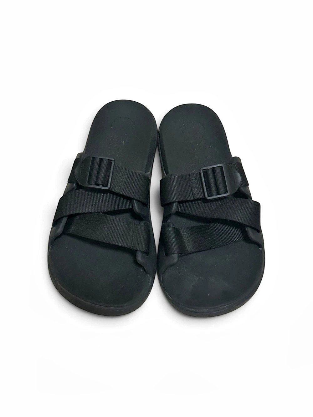 Chaco Chillos Slide Black Strappy Sandals Size Women’s 8